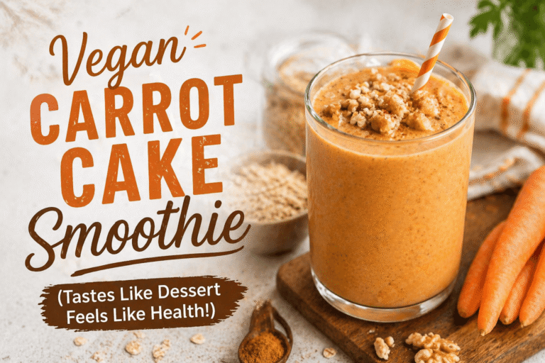 Vegan Carrot Cake Smoothie